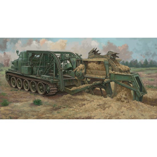 Trumpeter 09502 Сборная модель быстроходной траншейной машины БТМ-3 (1:35)