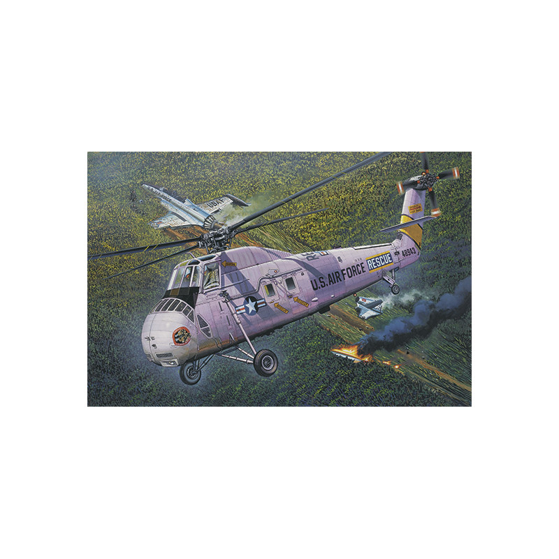 Trumpeter 02884 Сборная модель вертолета HH-34J USAF Combat Rescue (1:48)