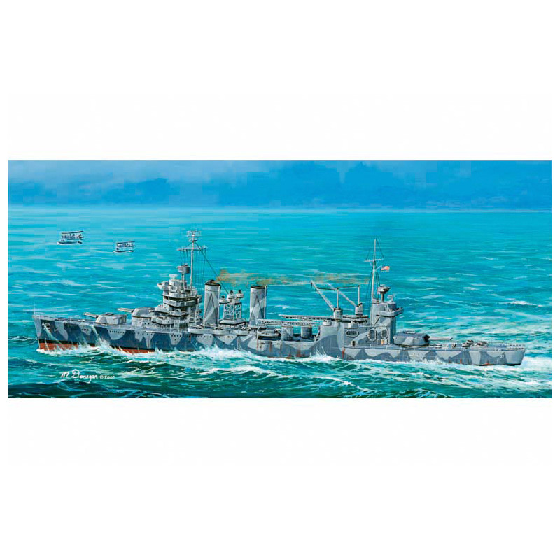 Trumpeter 05745 Сборная модель корабля крейсер СА-37 "Тускалуза" (1:700)