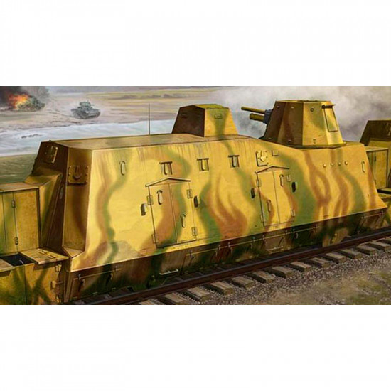 Trumpeter 01509 Сборная модель артиллерийского броневагона (1:35)