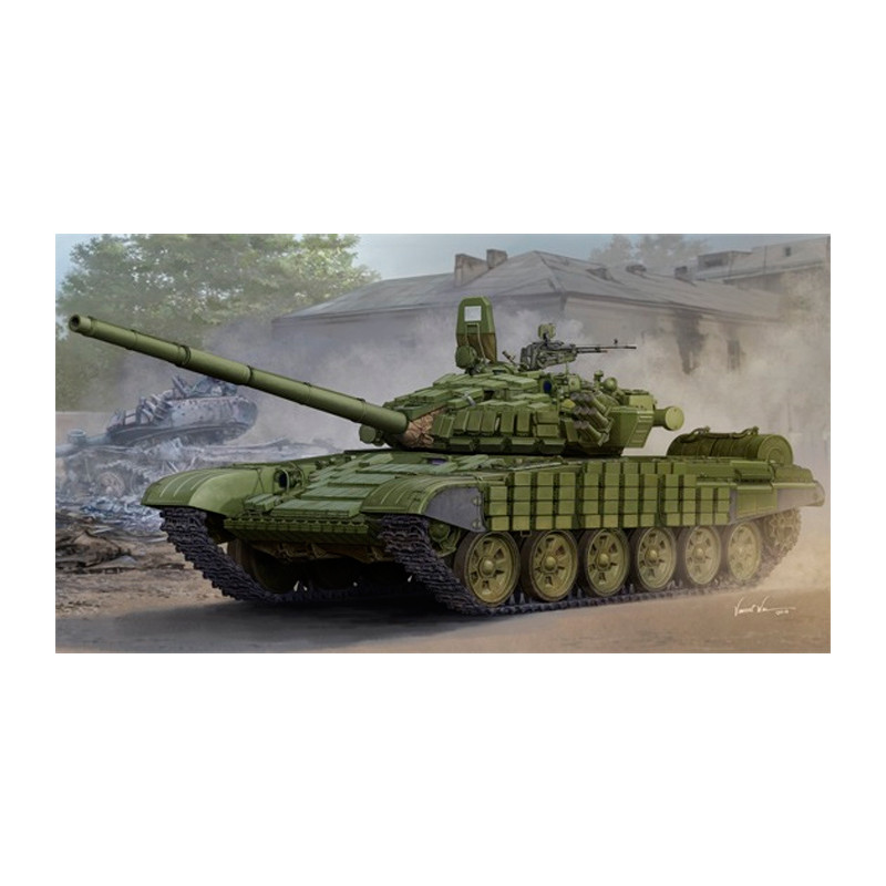 Trumpeter 00925 Сборная модель танка Т-72Б1 МБТ (w/kontakt-1 reactive armor) (1:16)