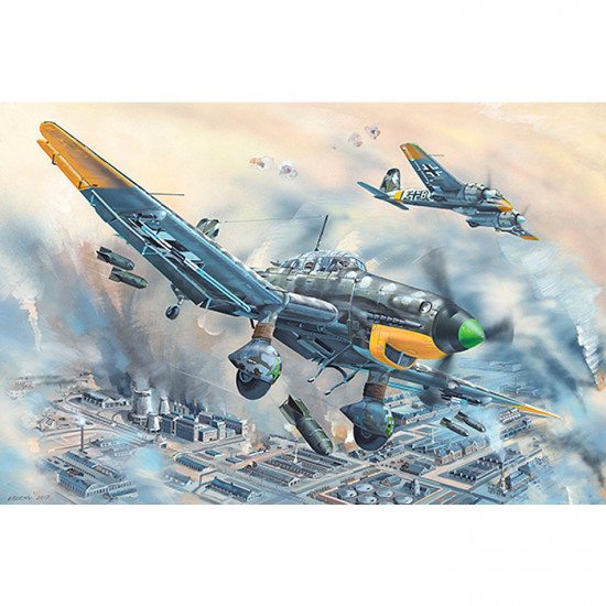 Trumpeter 02424 Сборная модель самолета Junkers Ju-87D-5 Stuka (1:24)