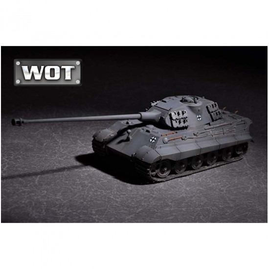 Trumpeter 07161 Сборная модель танка King Tiger (Porsche turret) with 105mm kwk L/68 (1:72)