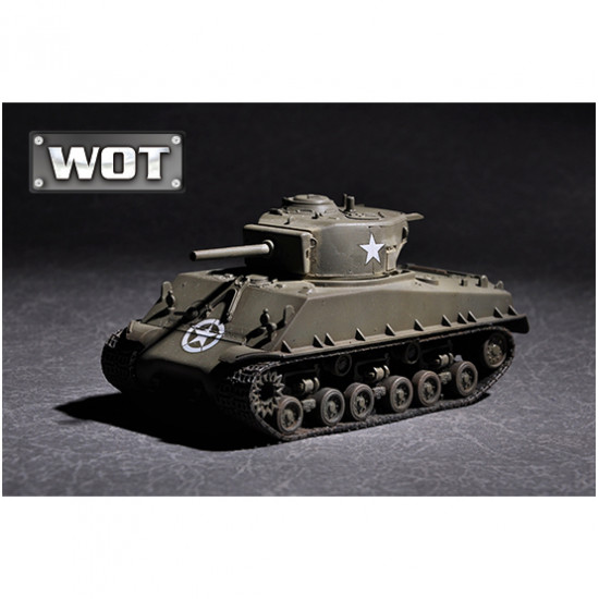 Trumpeter 07168 Сборная модель танка M4A3E8 с 105 мм M4 (1:72)