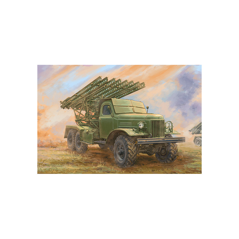 Trumpeter 01075 Сборная модель РСЗО Soviet 2B7 Multiple Rocket Launcher BM-13 NM (1:35)