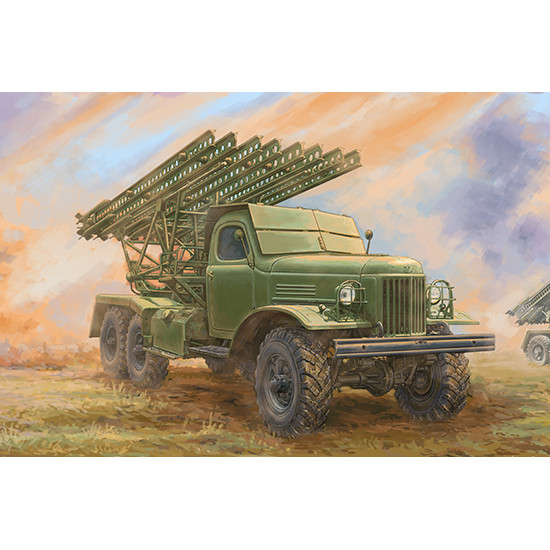 Trumpeter 01075 Сборная модель РСЗО Soviet 2B7 Multiple Rocket Launcher BM-13 NM (1:35)