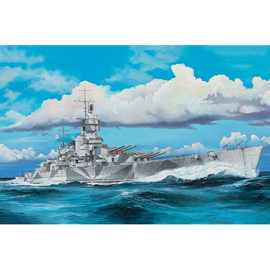 Trumpeter 05320 Сборная модель корабля Italian Navy Battleship RN Vittorio Veneto 1940 (1:350)