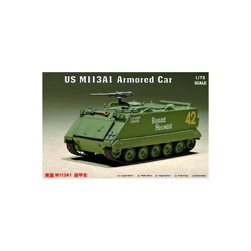 Trumpeter 07238 Сборная модель танка US M 113A1 Armored Car (1:72)