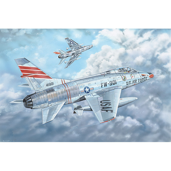 Trumpeter 03221 Сборная модель самолета F-100C Super Sabre (1:32)