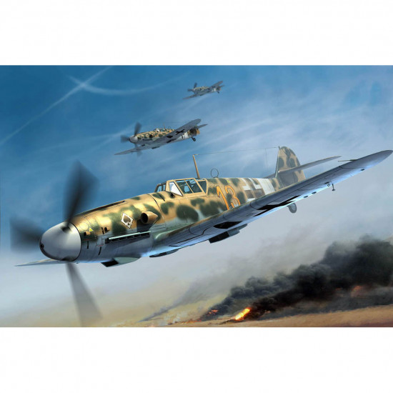 Trumpeter 02295 Сборная модель самолета Messerschmitt Bf 109G-2/Trop (1:32)