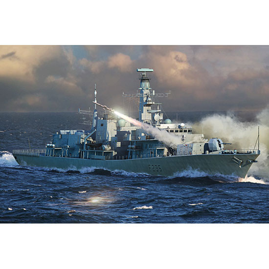 Trumpeter 06722 Сборная модель корабля HMS TYPE 23 Frigate – Monmouth (F235) (1:700)