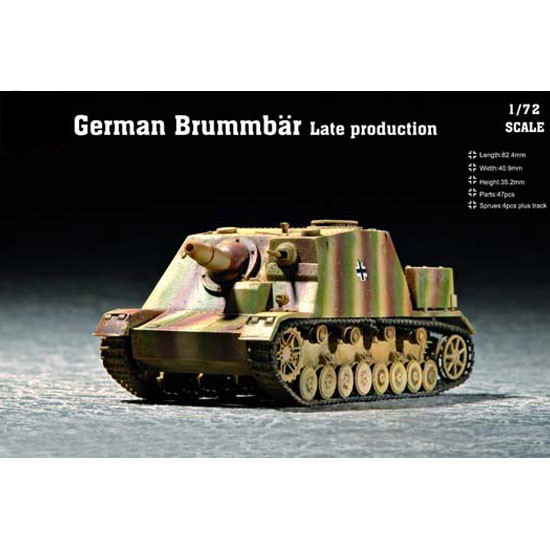 Trumpeter 07212 Сборная модель САУ Brummbar Поздний выпуск (1:72)