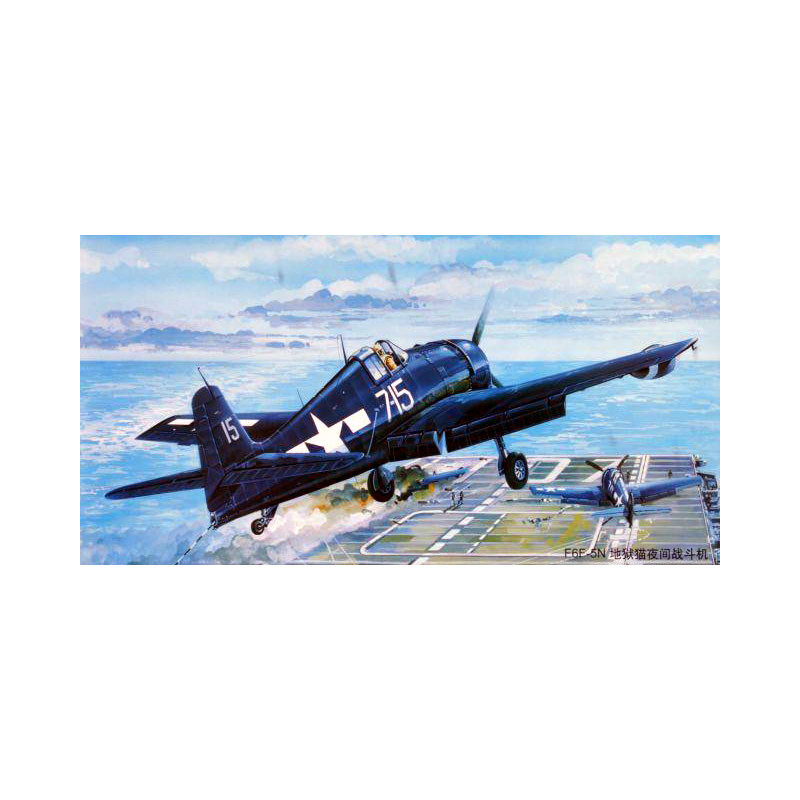 Trumpeter 02259 Сборная модель самолета F6F-5N Hellcat Night Fighter (1:32)