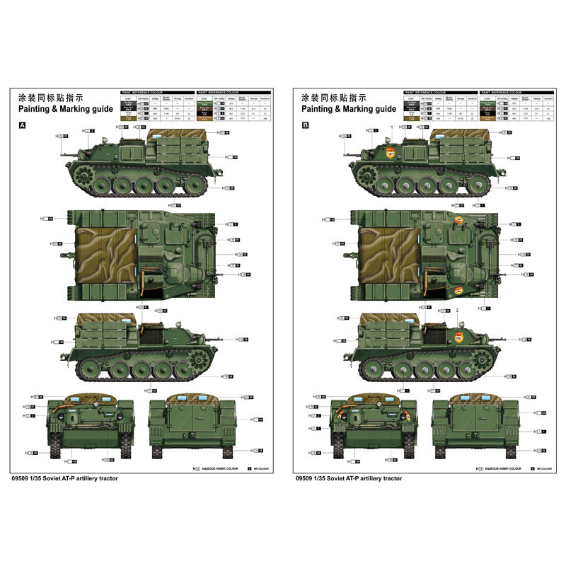 Trumpeter 09509 Сборная модель тягача артиллерийского АТ-П (1:35)