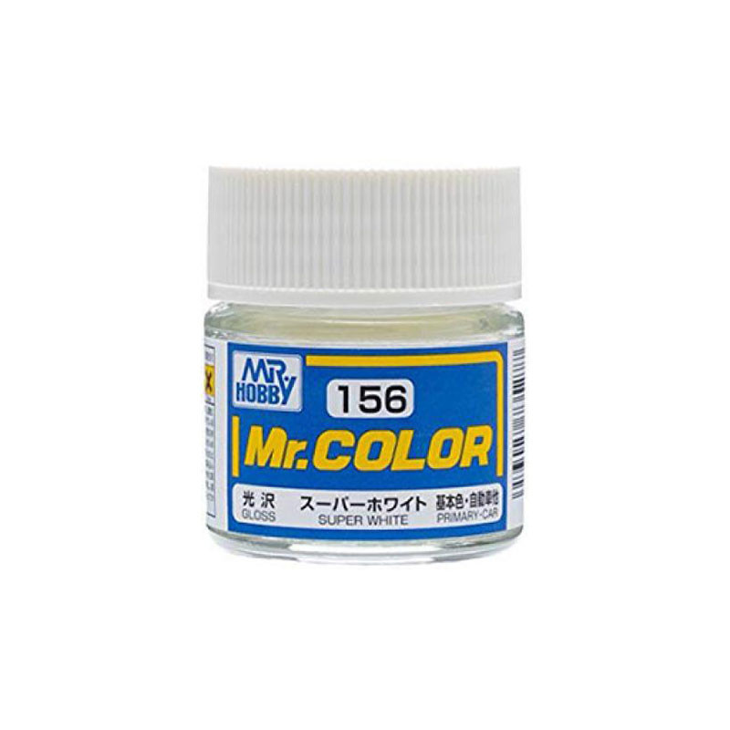 Mr Color C156 Краска эмалевая глянцевая SUPER WHITE IV 10 мл