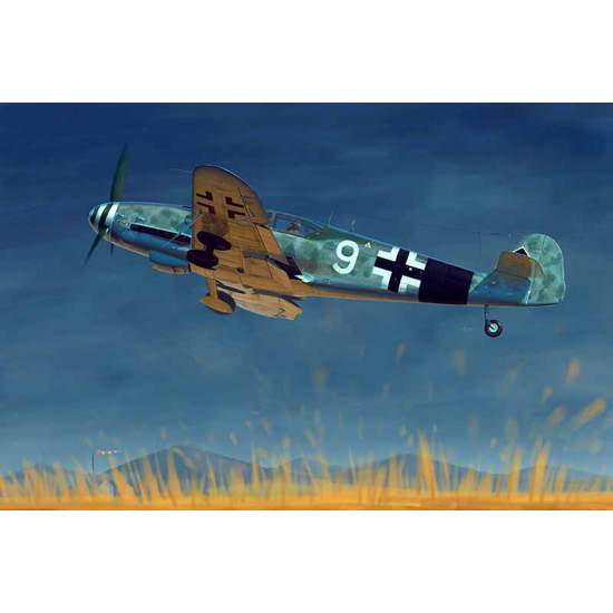 Trumpeter 02298 Сборная модель самолета Messerschmitt Bf 109 G-10 (1:32)