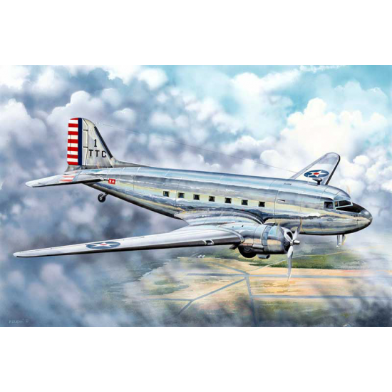 Trumpeter 02829 Сборная модель самолета DC-3 (1:48)